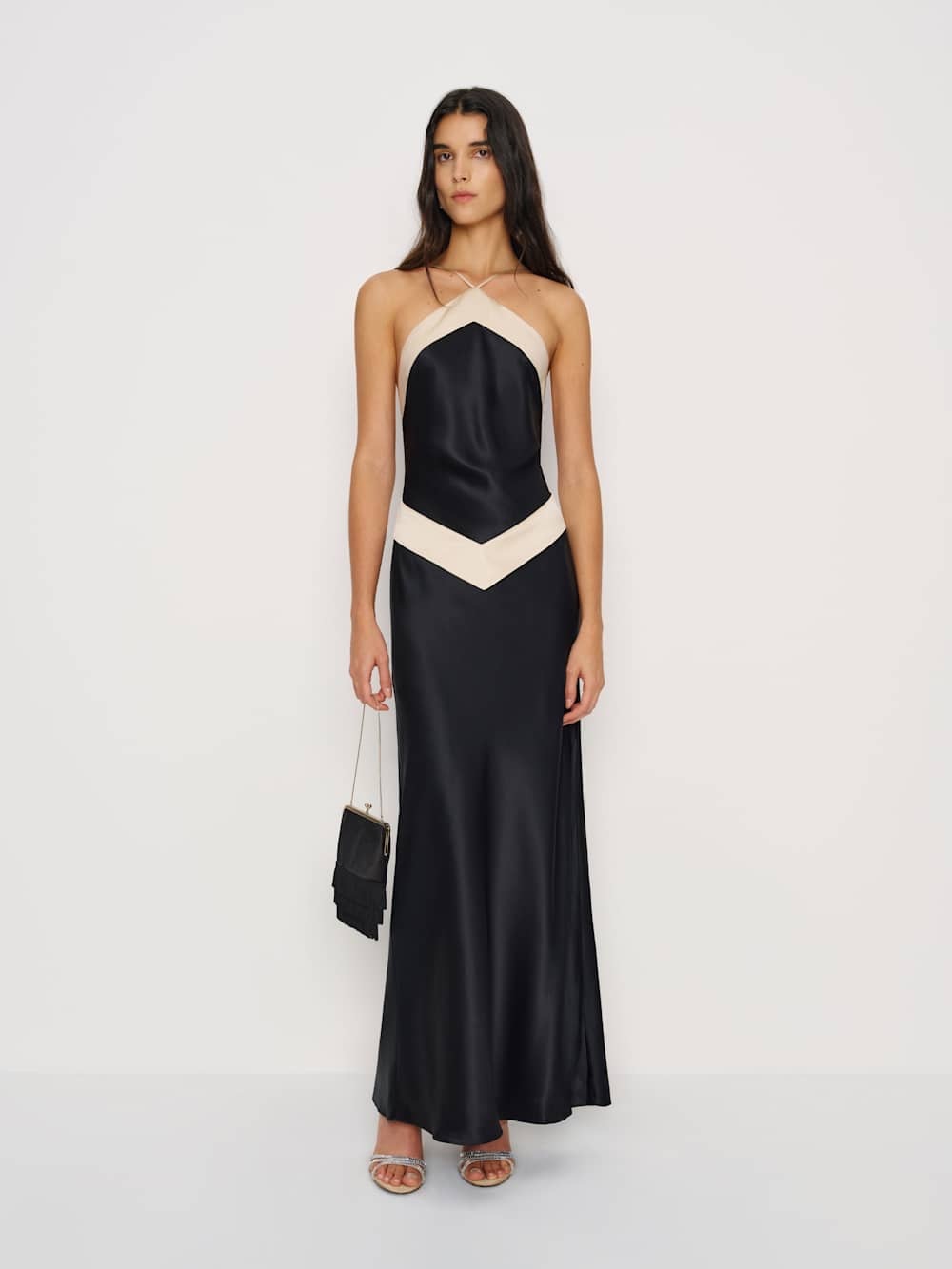 Reformation Jillian Silk Dress